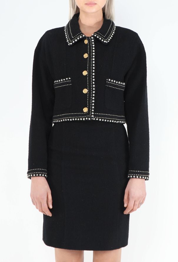 Chanel COLLECTOR S/S 1987 Bouclé Trim Set - 7