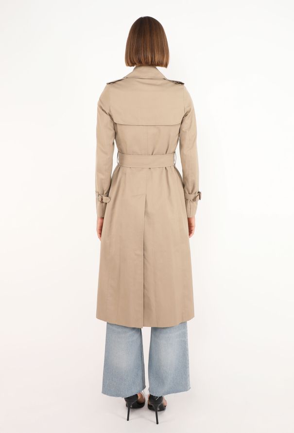 Burberry Vintage Gabardine Belted Trench - 7