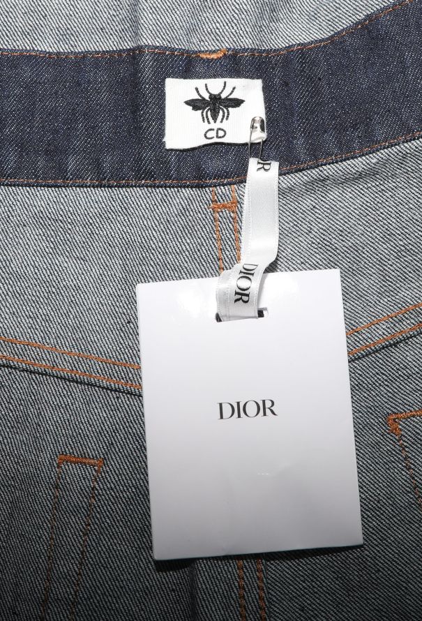 Dior Bootcut Belted Denim Overalls - 5