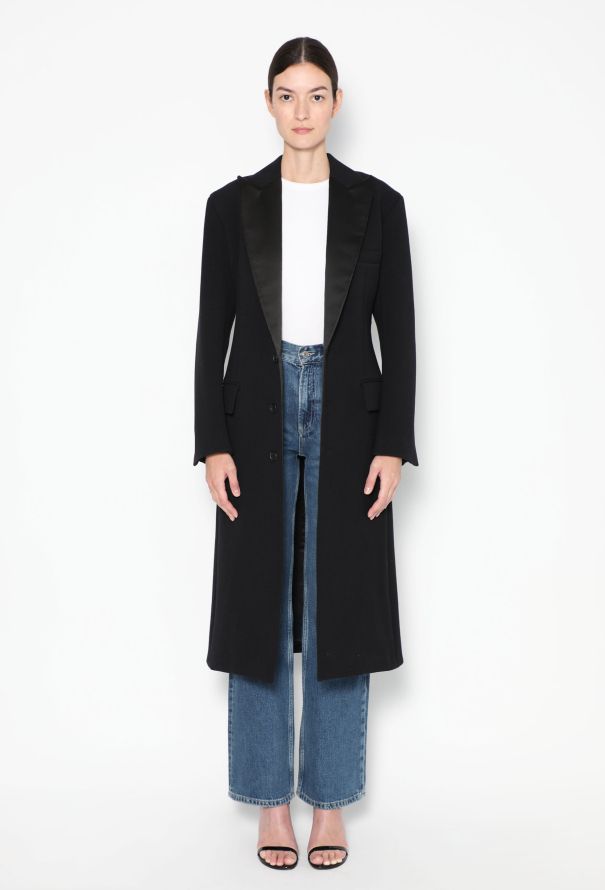 Céline F/W 2017 Notched Smoking Coat - 1