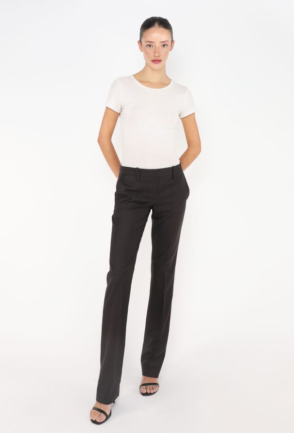 Chloé F/W 2002 Pinstripe Trousers - 1