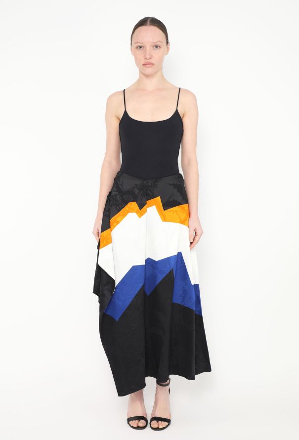 Loewe F/W 2021 Jacquard Wrap Skirt - 1