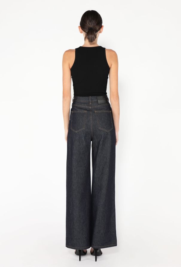 Loewe 2024 Wide-Leg Denim Jeans - 4