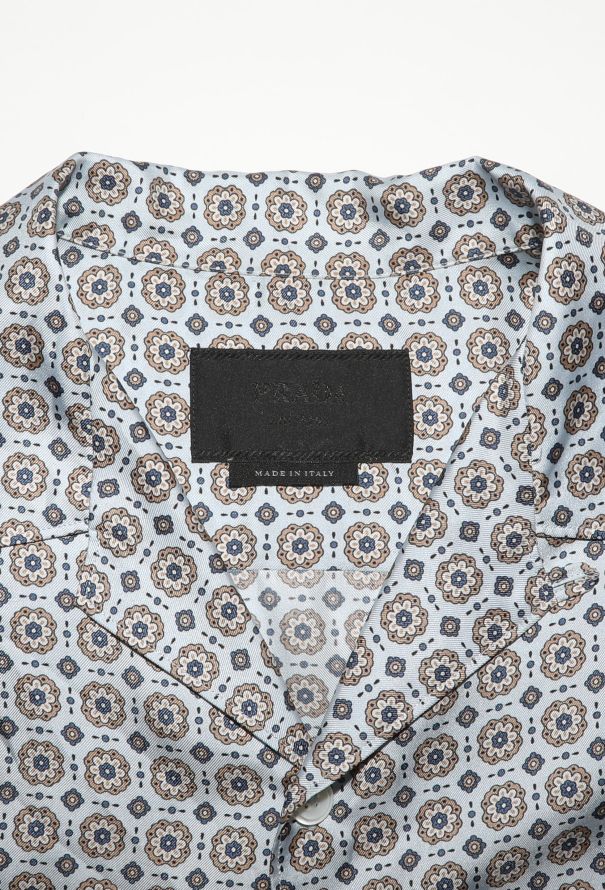 Prada 2024 Printed Silk Shirt - 4