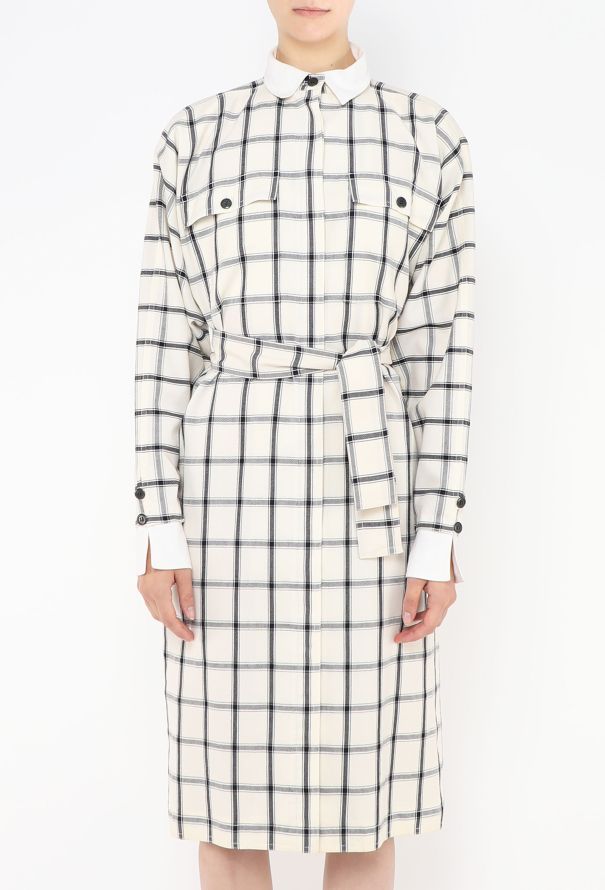 Gucci Vintage Belted Plaid Dress - 3