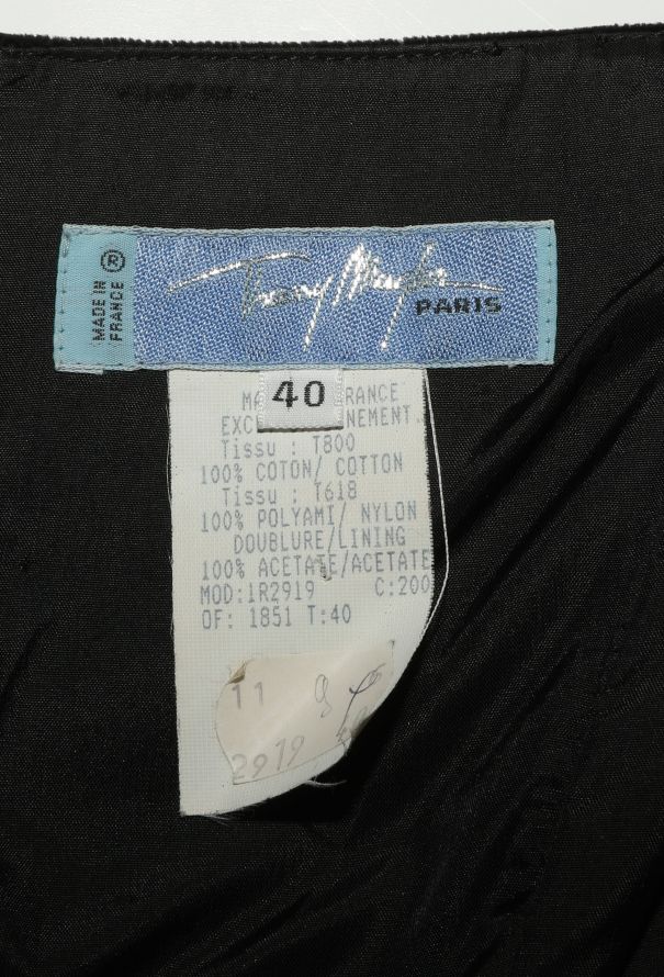 Thierry Mugler COLLECTOR Late '80s Velvet Spider Gown - 6