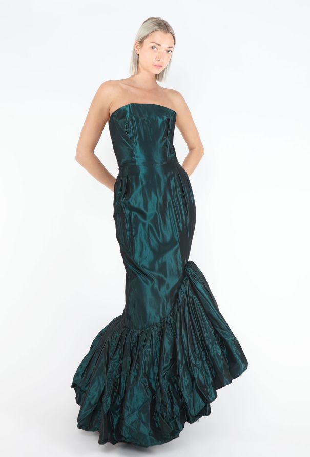 Antony Price 1985 Silk Fluted Gown - 2