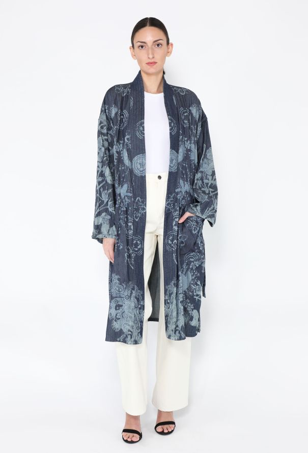 Dior S/S 2021 Palto Denim Kimono - 3