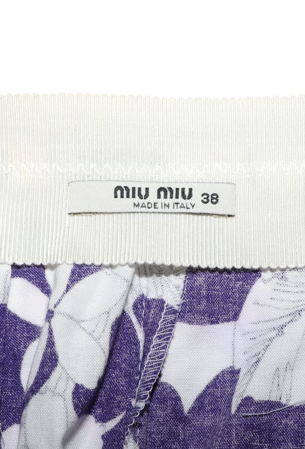Miu Miu Rare S/S 2003 Cotton Slit Skirt - 8