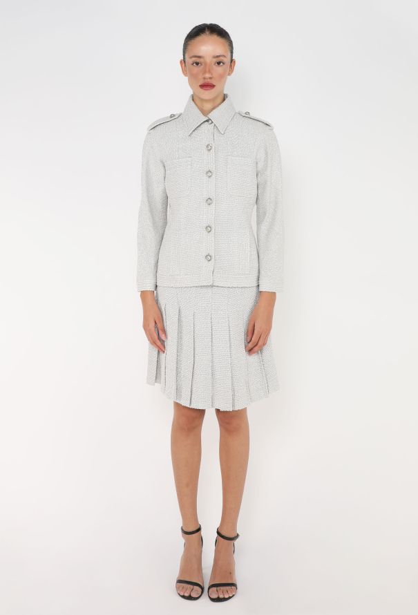 Chanel 2016 Belted Bouclé 'CC' Ensemble - 7