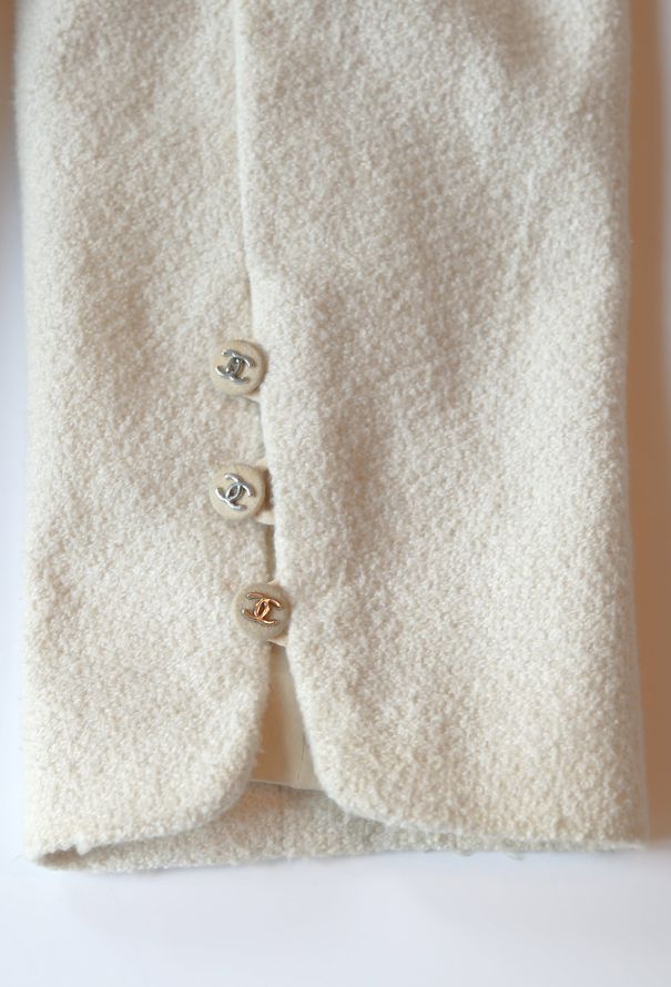 Chanel S/S 1998 Bouclé Silk 'CC' Jacket - 8