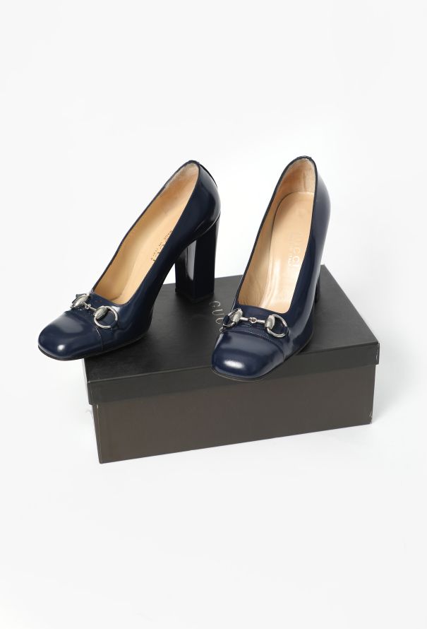 Gucci F/W 1995 Horsebit Leather Heels - 6