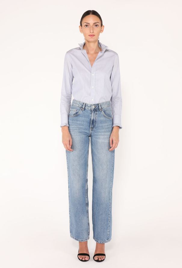 Céline 2020 Striped Cotton Blouse - 2