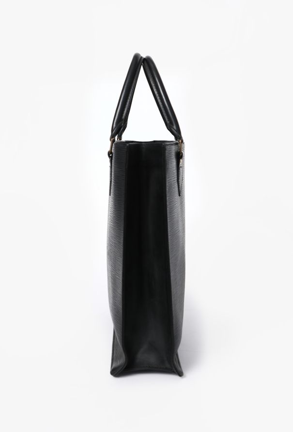 Louis Vuitton Vintage Black Epi Sac Plat - 3