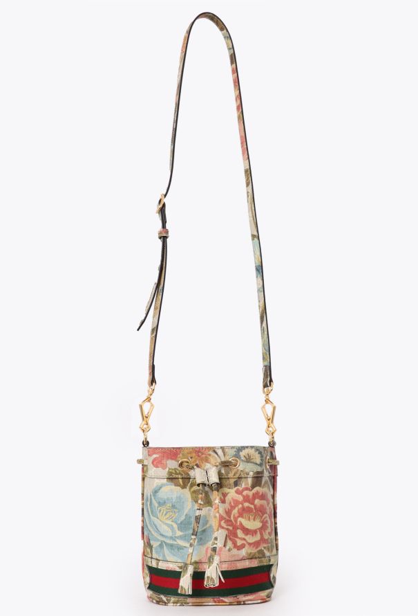 Gucci Ophidia GG Flora Mini Bucket Bag - 1