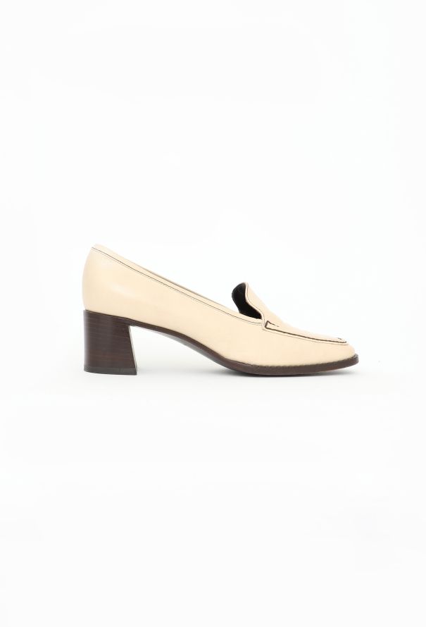Prada '90s Classic Leather Loafers - 1