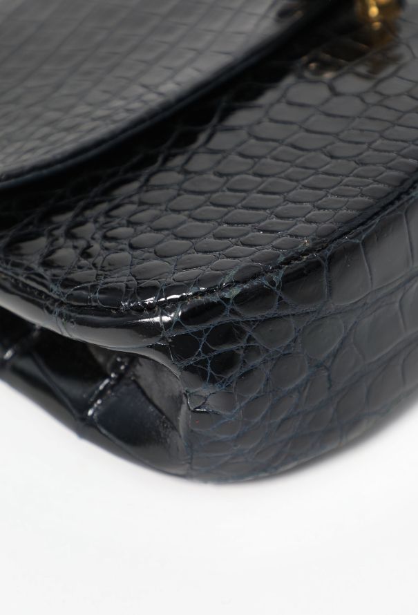 Dior '70s Porosus Shoulder Bag - 9