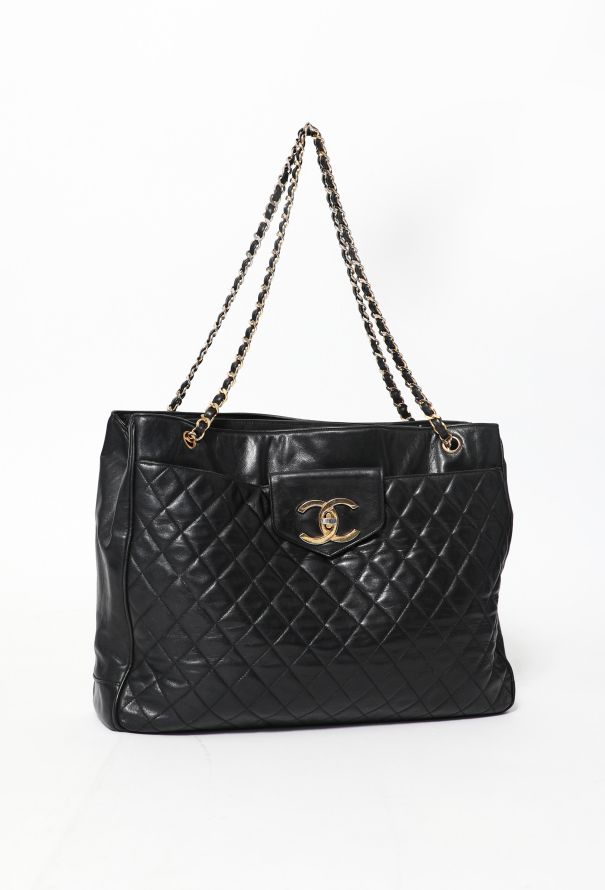 Chanel Vintage Supermodel Tote - Black Totes, Handbags - CHA833661