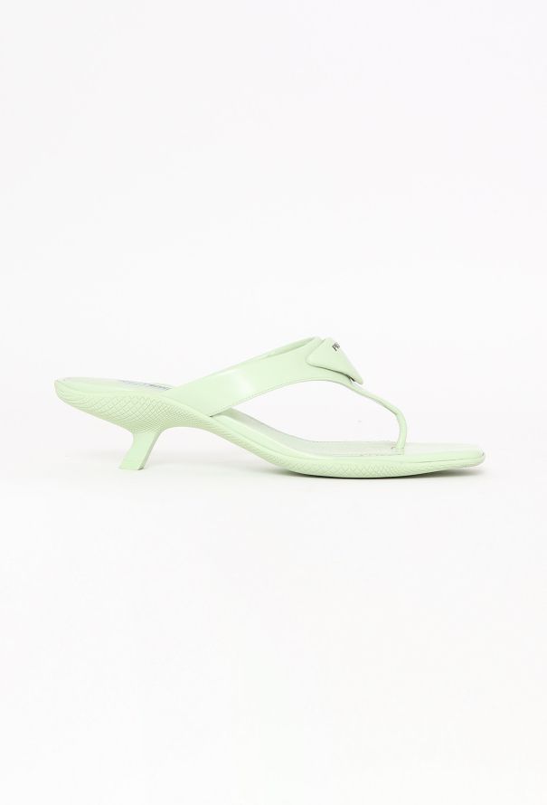 Prada 2021 Emblem Flip Flops - 1