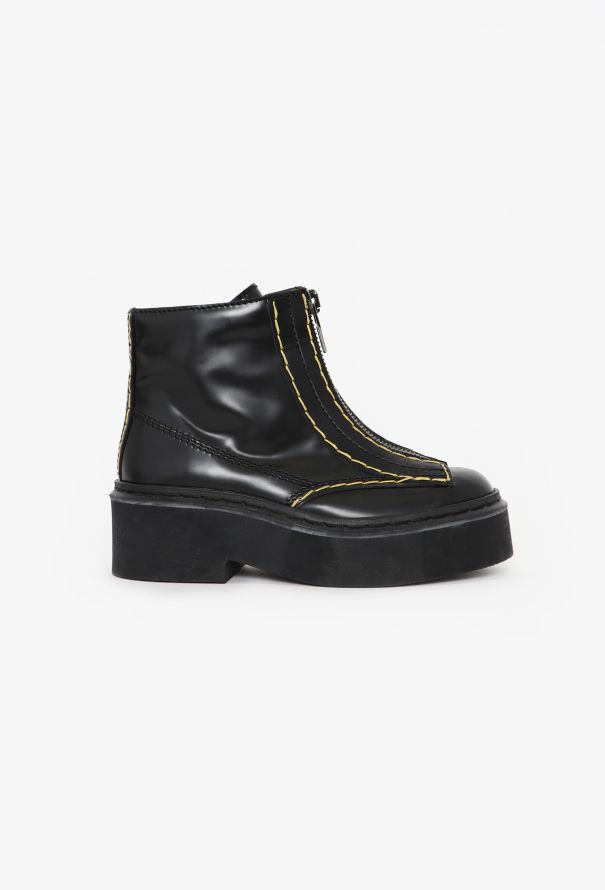 Céline F/W 2014 Leather Platform Boots - 3 Céline F/W 2014 Leather Platform Boots - 3