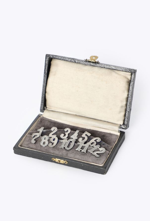 Vintage Objects & Decor Art Deco Silver 1-12 Drink Markers - 4