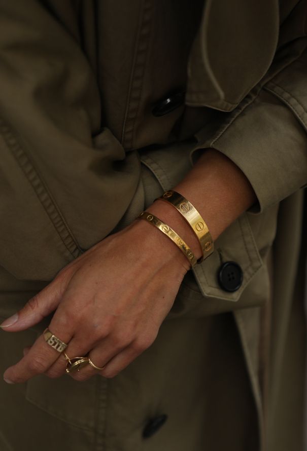 Real gold love bracelet