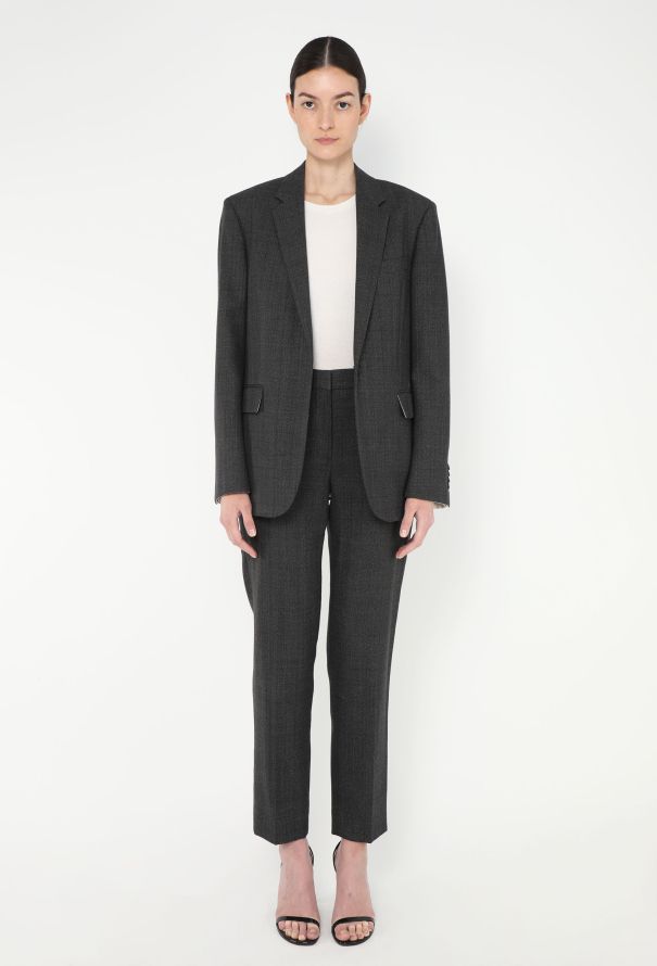 Calvin Klein F/W 2017 Pinstripe Checkered Suit - 3