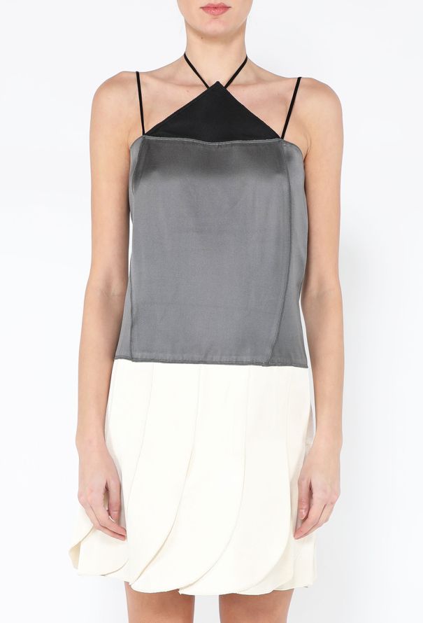Miu Miu S/S 2007 Color Block Halter Dress - 4