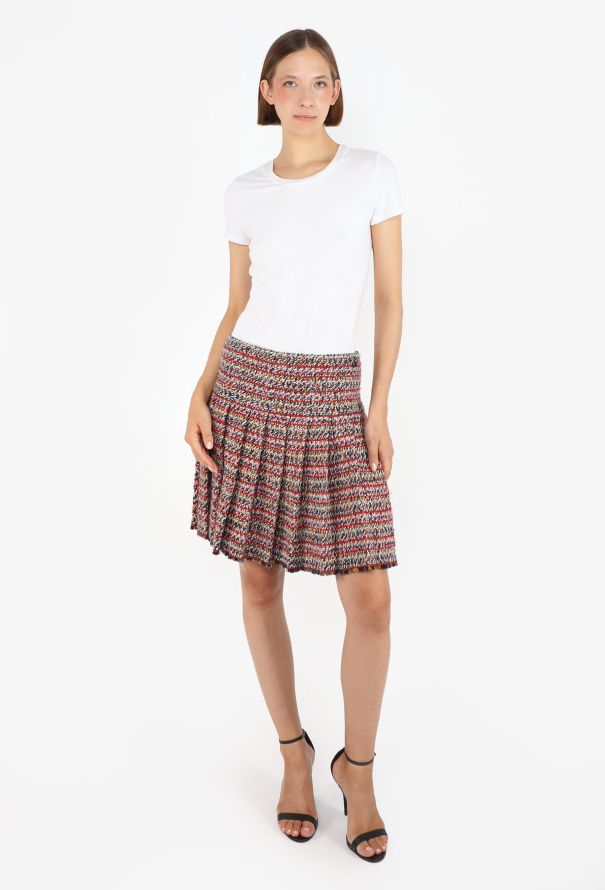 Chanel Pleated Tweed Skirt, S/S 2013 - 1