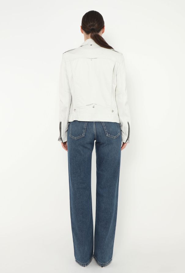 Saint Laurent S/S 2016 Distressed Leather Biker Jacket - 6 Saint Laurent S/S 2016 Distressed Leather Biker Jacket - 6