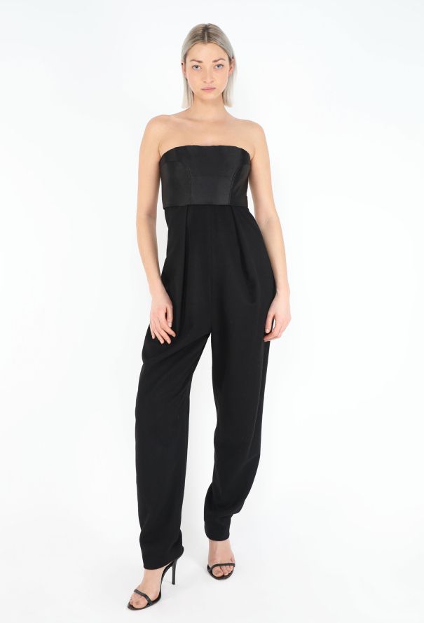 The Row F/W 2013 Cashmere Smoking Bustier Jumpsuit - 4