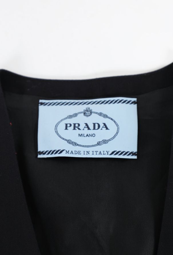 Prada 2024 Gilet Brooch Shift Dress - 5