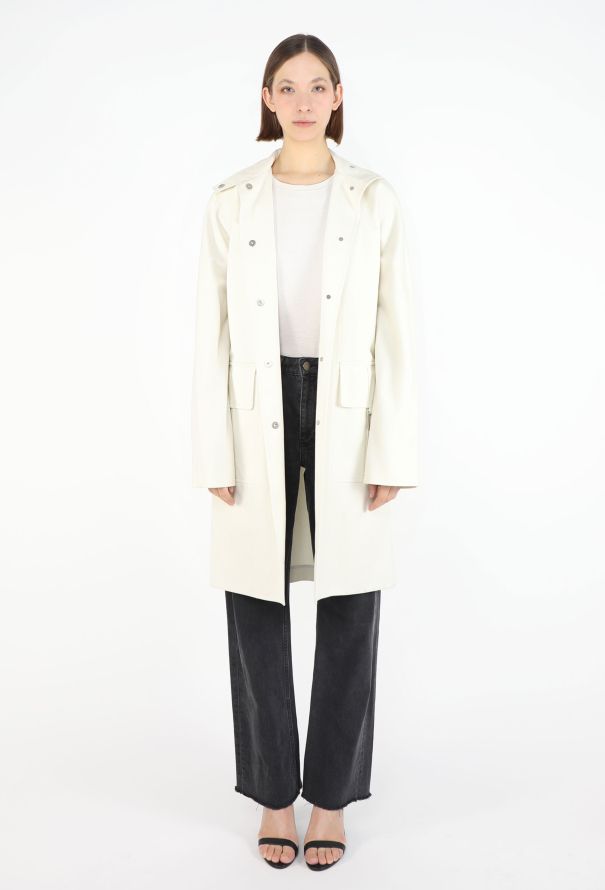 Hermès S/S 2020 Gabardine Car Coat - 3