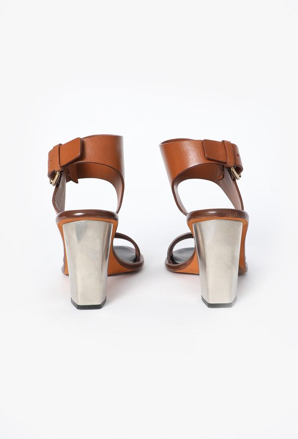 Céline Resort 2010 Bam Bam Sandals Camel Brown - 5