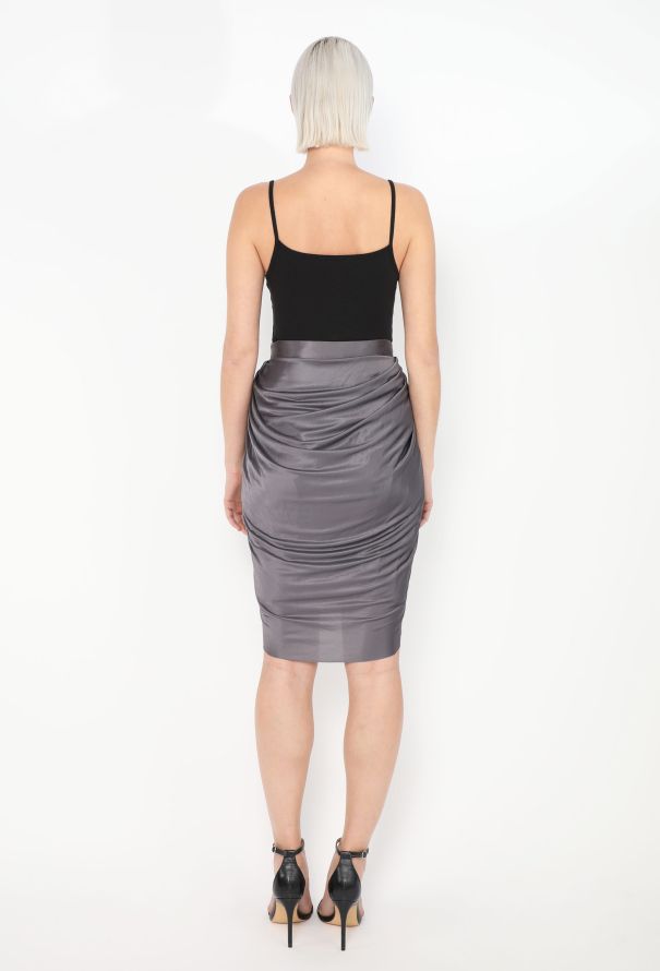 F/W 2006 Asymmetrical Pleated Skirt | Authentic & Vintage