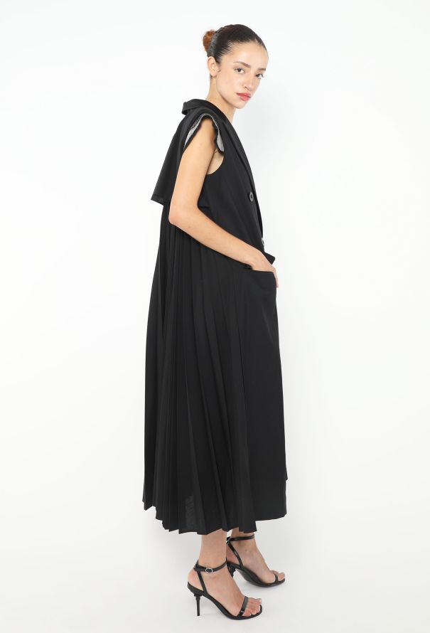 Sacai 2022 Belted Smoking Dress - 5