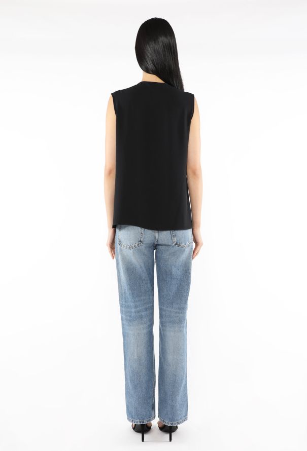 Hermès Martin Margiela Sleeveless Silk Top, 1990s - 4