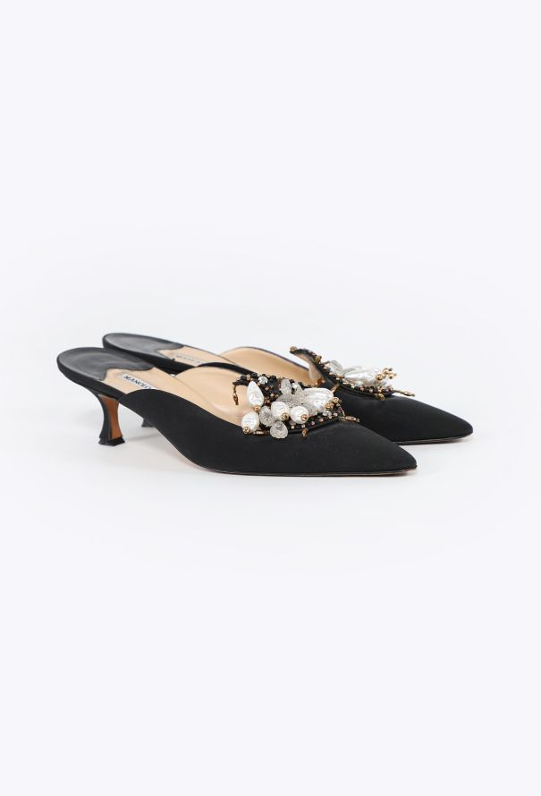 Manolo Blahnik 2023 Orientalia Embellished Mules - 3