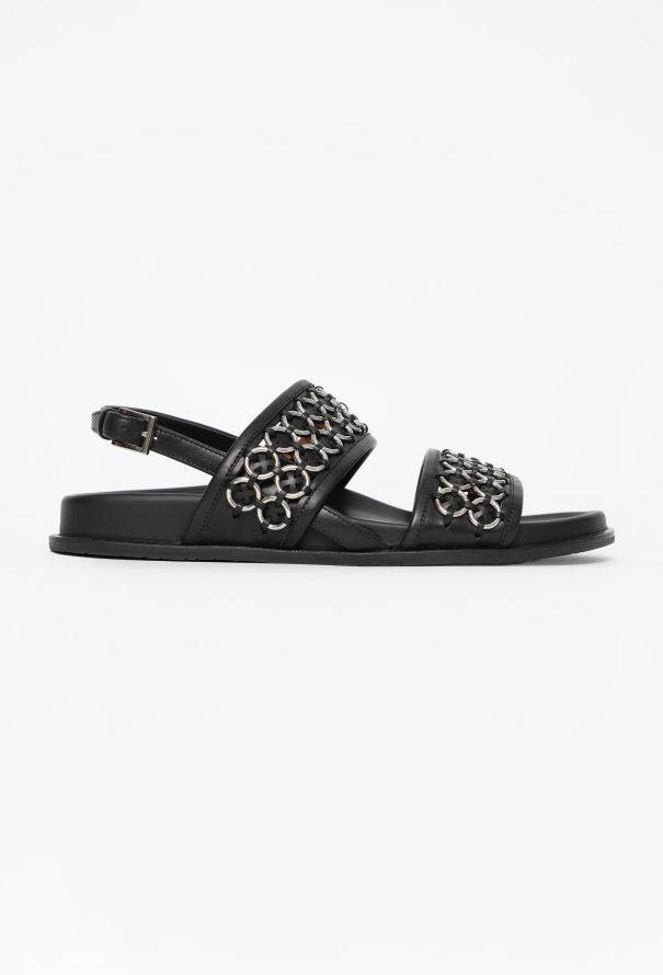 Alaïa Chainlink Platform Sandals, 2021 - 1