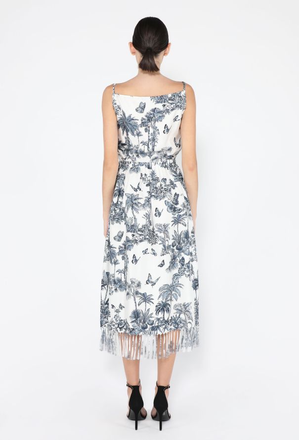 Dior Dioriviera Silk Twill Fringed Dress, 2021 - 4