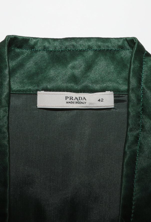 Prada 2009 Embellished Charmeuse Dress - 6