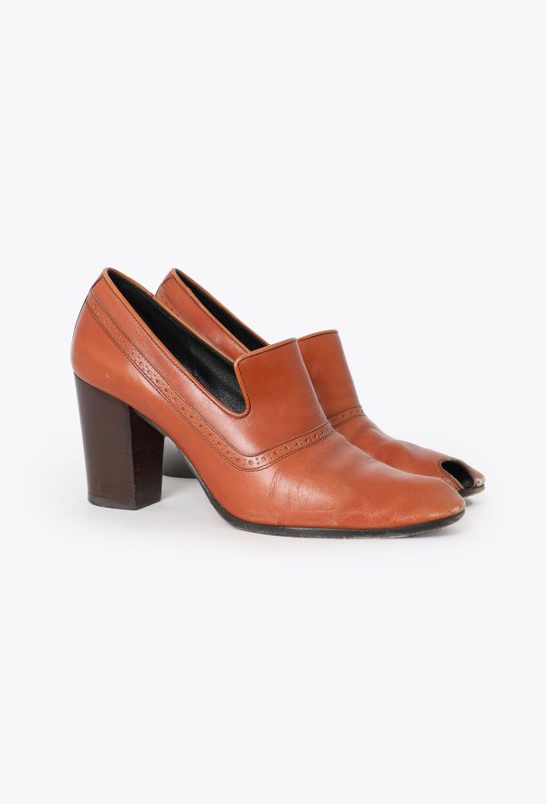 Céline Perforated Leather Loafers - 3