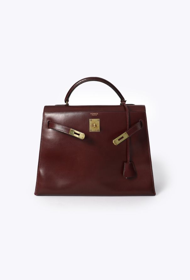 Hermès Vintage 1954 Rouge H Box Kelly Sellier 32 - 3