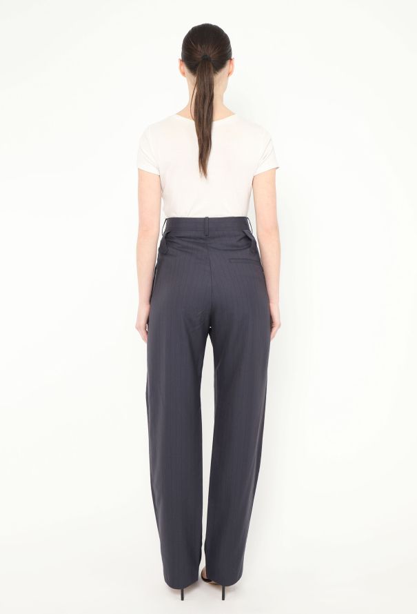 Balenciaga S/S 2018 Tapered Pinstripe Trousers - 5 Balenciaga S/S 2018 Tapered Pinstripe Trousers - 5