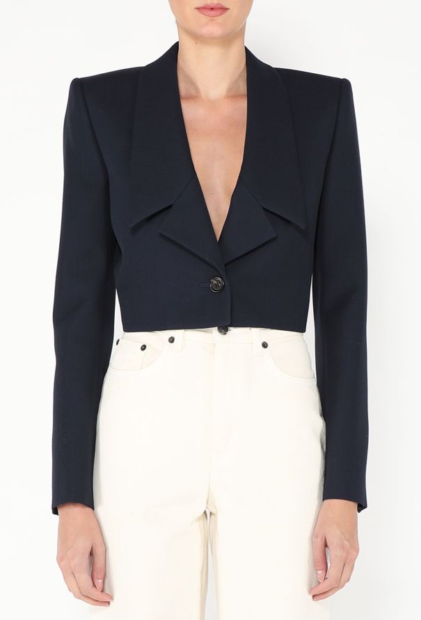 Chloé Pre-Fall 2024 Cropped Tailored Blazer - 3