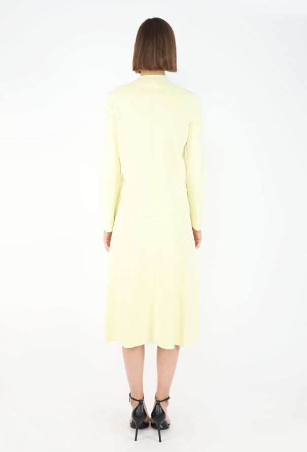 The Row Jersey Mock-Neck Skirt Ensemble - 6