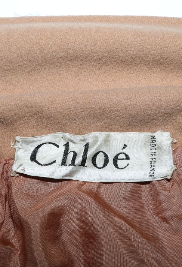 Chloé '80s Camel Car Coat - 6