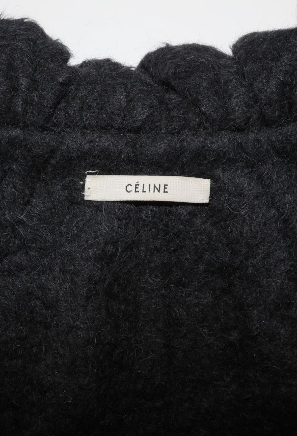 Céline COLLECTOR F/W 2016 Belted Mohair Coat - 8