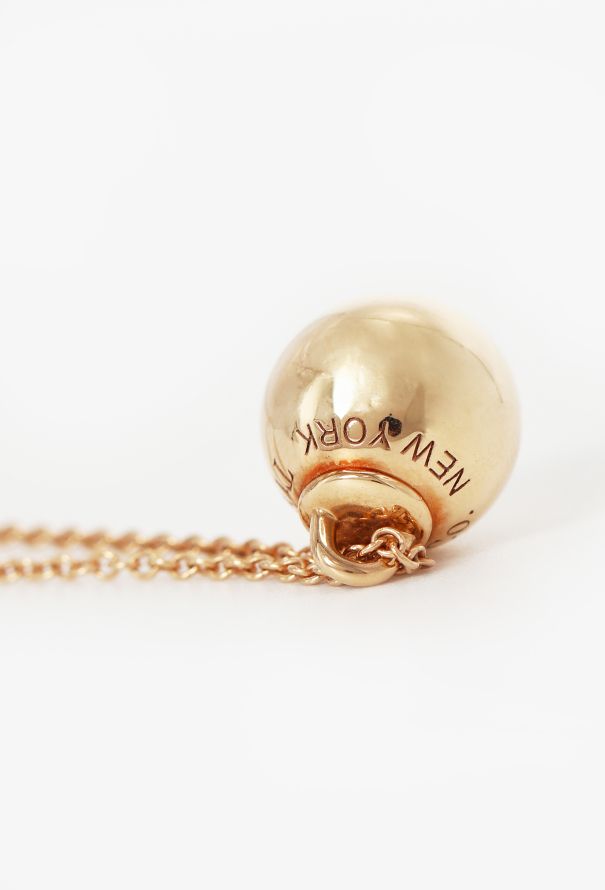 Tiffany & Co 18k Rose Gold Ball Pendant Necklace - 5 Tiffany & Co 18k Rose Gold Ball Pendant Necklace - 5