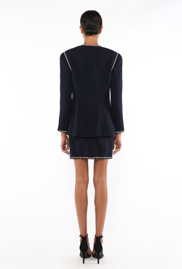 Chanel Bouclé Camélia Trim Ensemble, S/S 1992 - 7